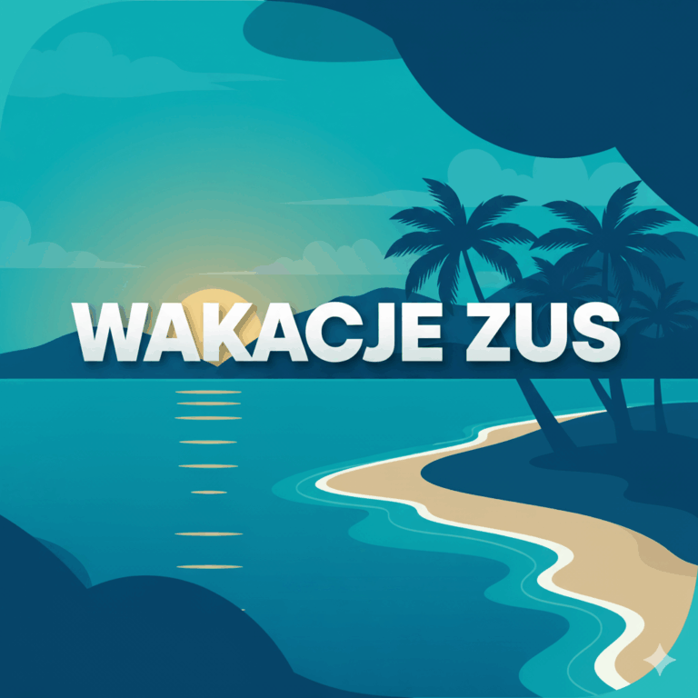 Wakacje ZUS - TURKUSOWA KSIĘGOWA